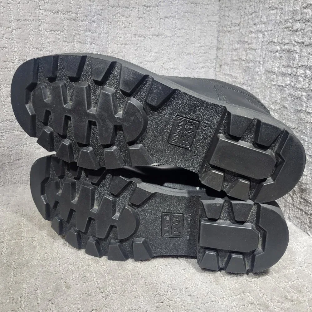 Timberland PRO A5TF3 Mens Size 14W Black Sawhorse Composite Toe Combat Work Boot